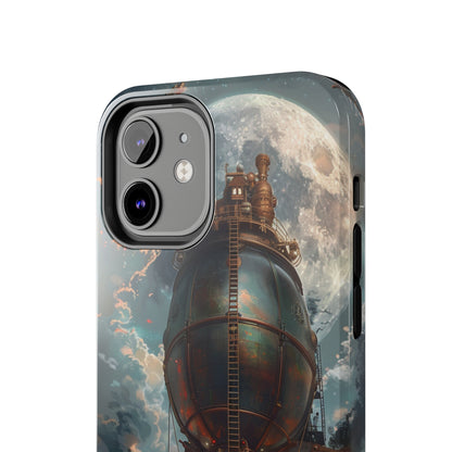 Steampunk Adventure Phone Case for iPhone - Lightweight, Impact Resistant, Wireless Charging Compatible