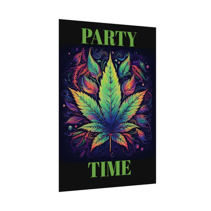 Neon Weed Poster