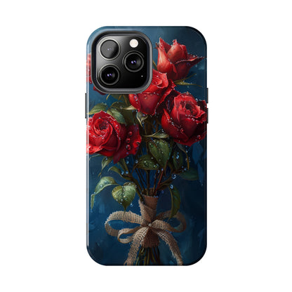 Roses Phone Case for iPhone - Lightweight, Impact Resistant, Wireless Charging Compatible