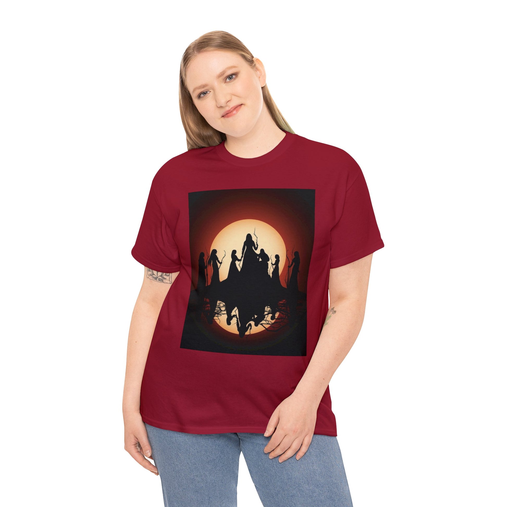 Unisex Mysterious and Powerful Witches Coven Shadow Ritual Tee