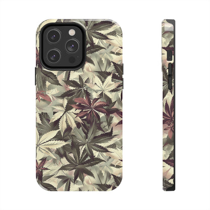 Cannabis Camo 2 Phone Case for iPhone - Lightweight, Impact Resistant, Wireless Charging Compatible