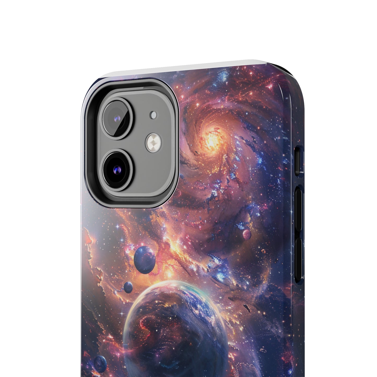 Cosmic Scene Phone Case for iPhone - Lightweight, Impact Resistant, Wireless Charging Compatible