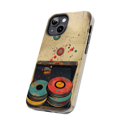 Vintage Audio Phone Case 2 for iPhone - Lightweight, Impact Resistant, Wireless Charging Compatible