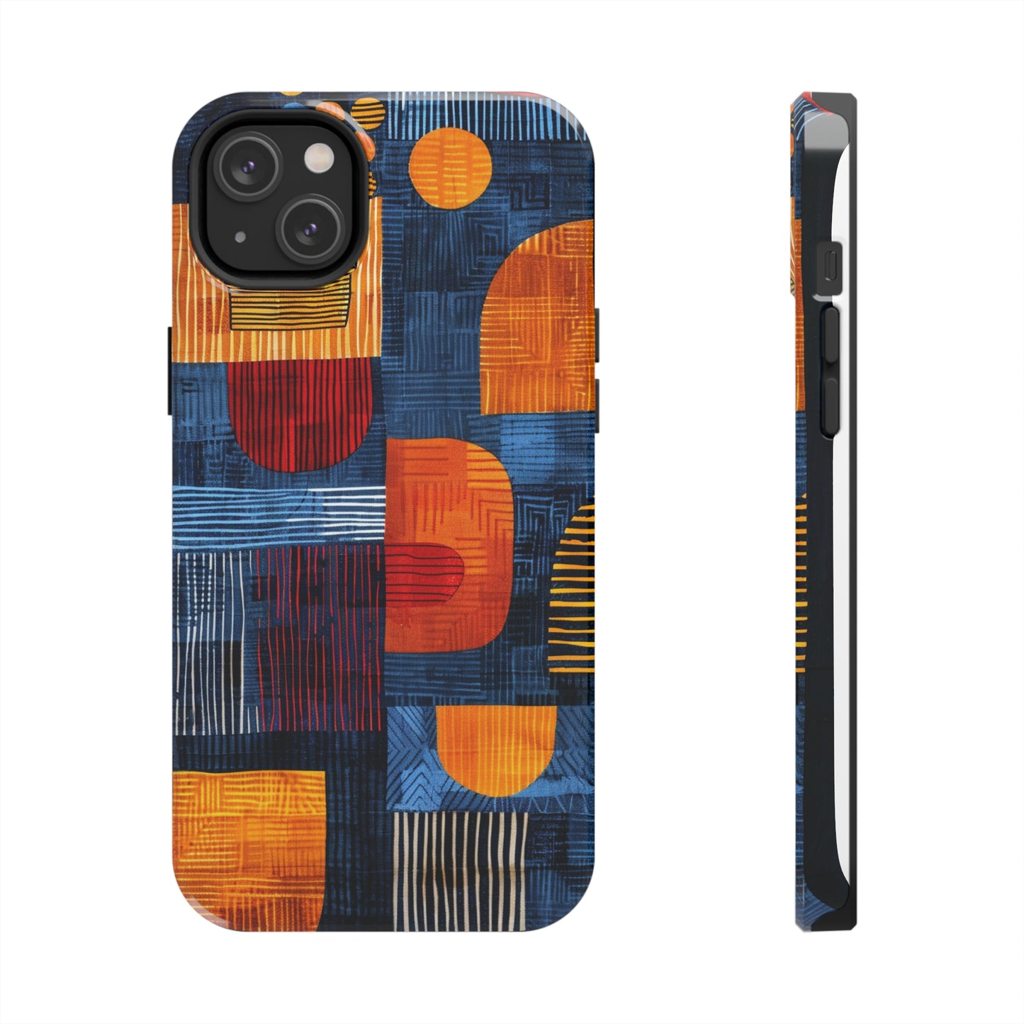 Cultural Tapestry Phone Case 3 for iPhone - Lightweight, Impact Resistant, Wireless Charging Compatible