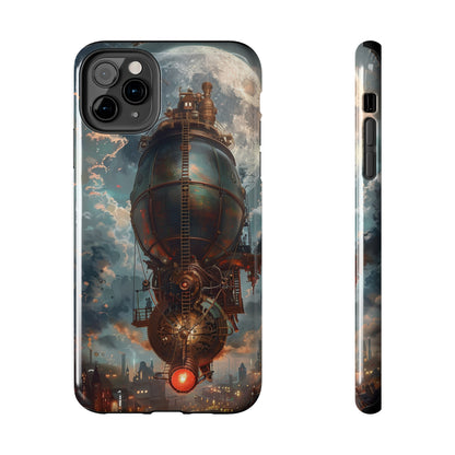 Steampunk Adventure Phone Case for iPhone - Lightweight, Impact Resistant, Wireless Charging Compatible