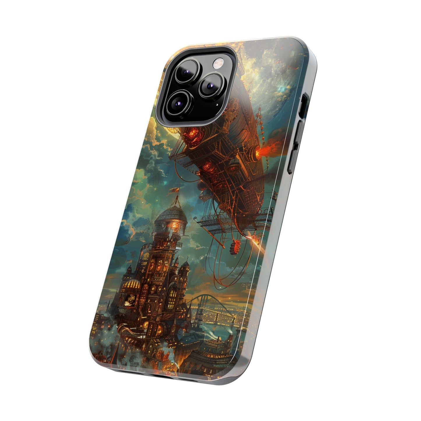 Steampunk Adventures 2 Phone Case for iPhone - Lightweight, Impact Resistant, Wireless Charging Compatible