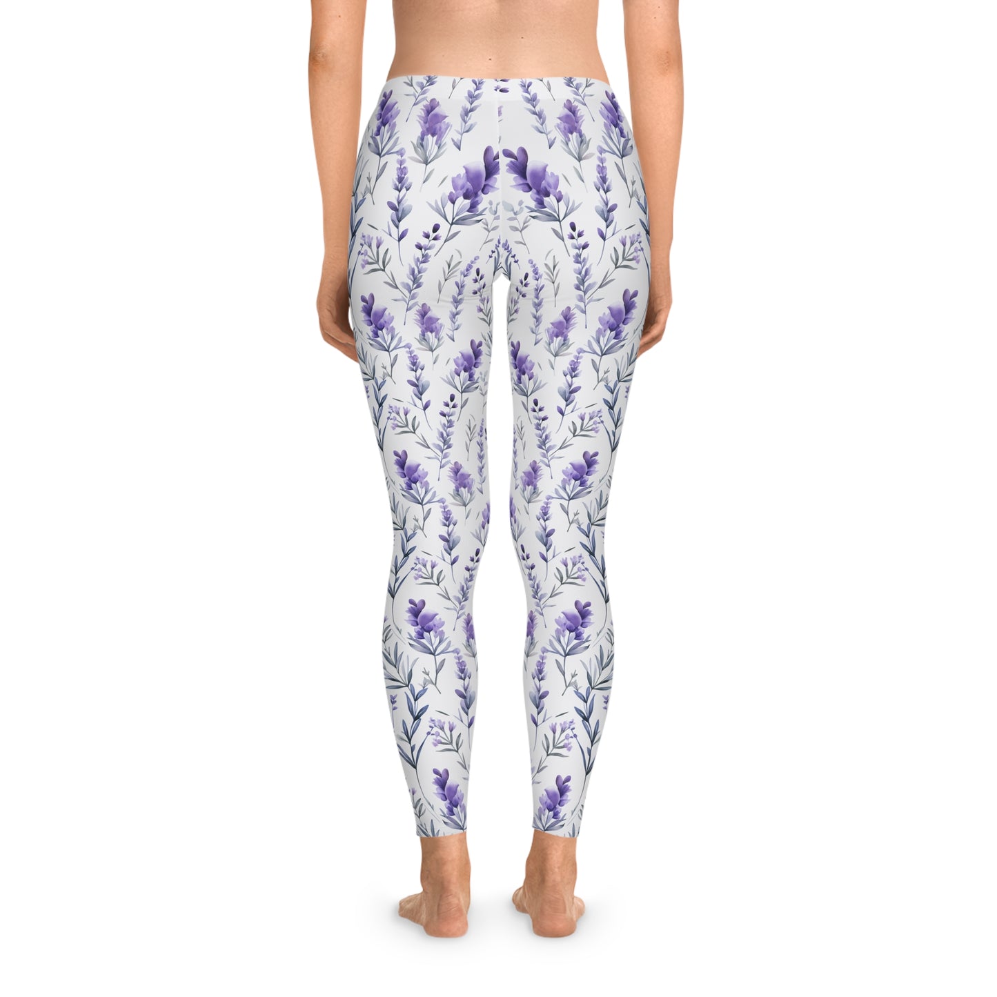 Lavender Bloom Leggings - Elegant Comfort for Everyday Wear