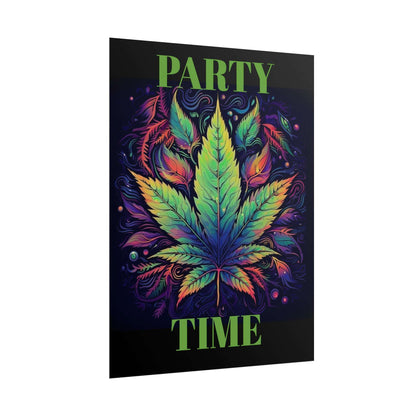 Neon Weed Poster