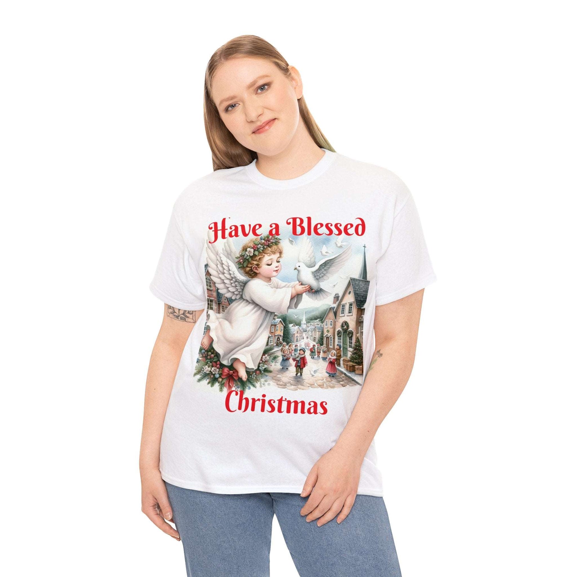 Christmas Angels Shirt for All Ages! Get a new Christmas Angel Tee Shirt as a Christmas gift for that special someone!