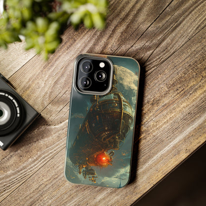 Steampunk Adventures 5 Phone Case for iPhone - Lightweight, Impact Resistant, Wireless Charging Compatible