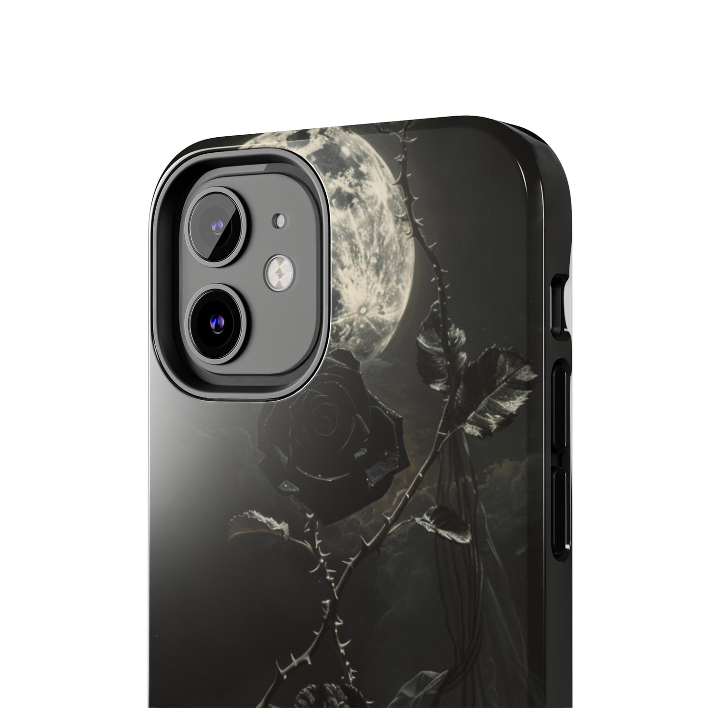 Gothic Elegance Phone Case for iPhone - Lightweight, Impact Resistant, Wireless Charging Compatible