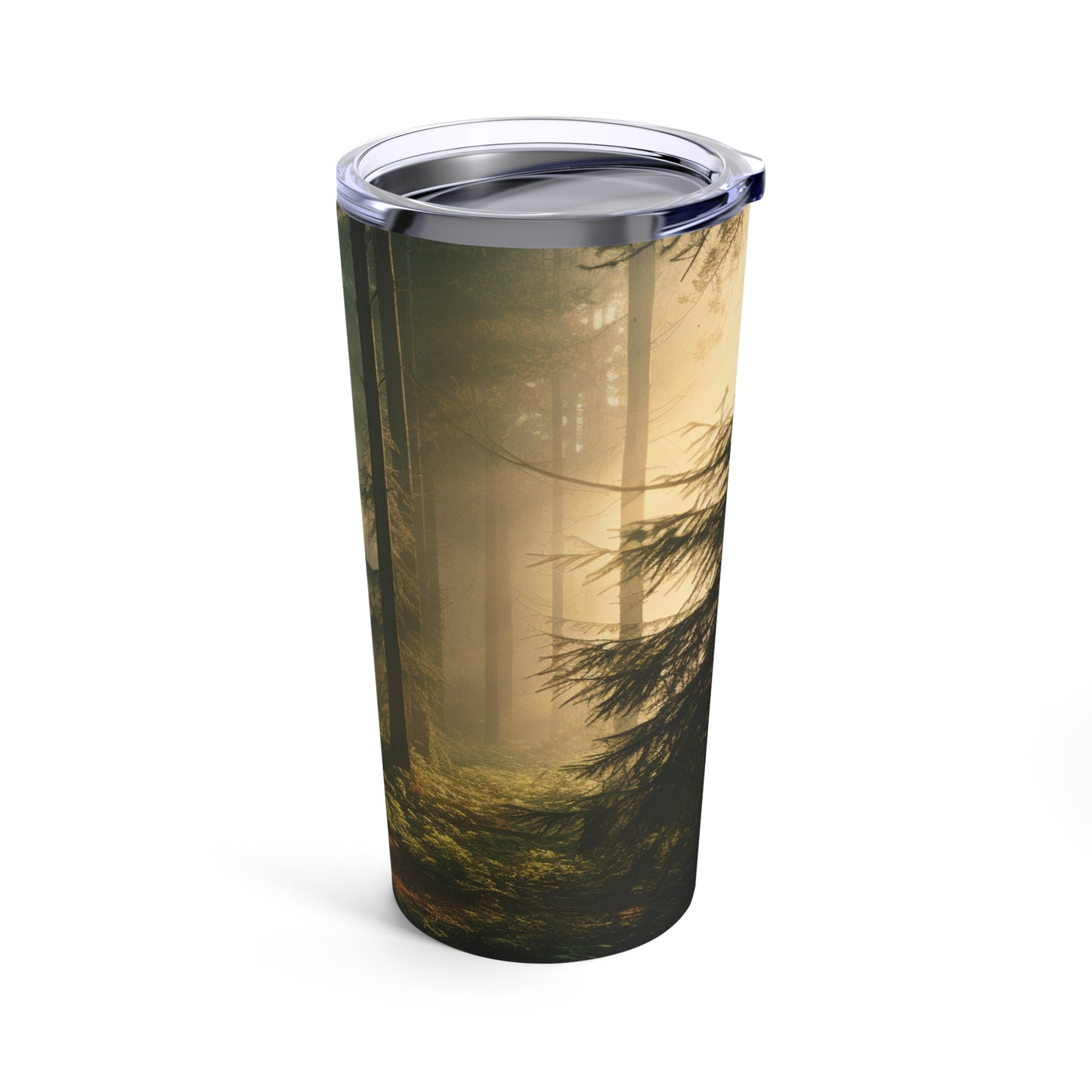 Stainless Steel 20-oz Nature Tumbler: Keep Your Drinks Hot or Cold for Hours