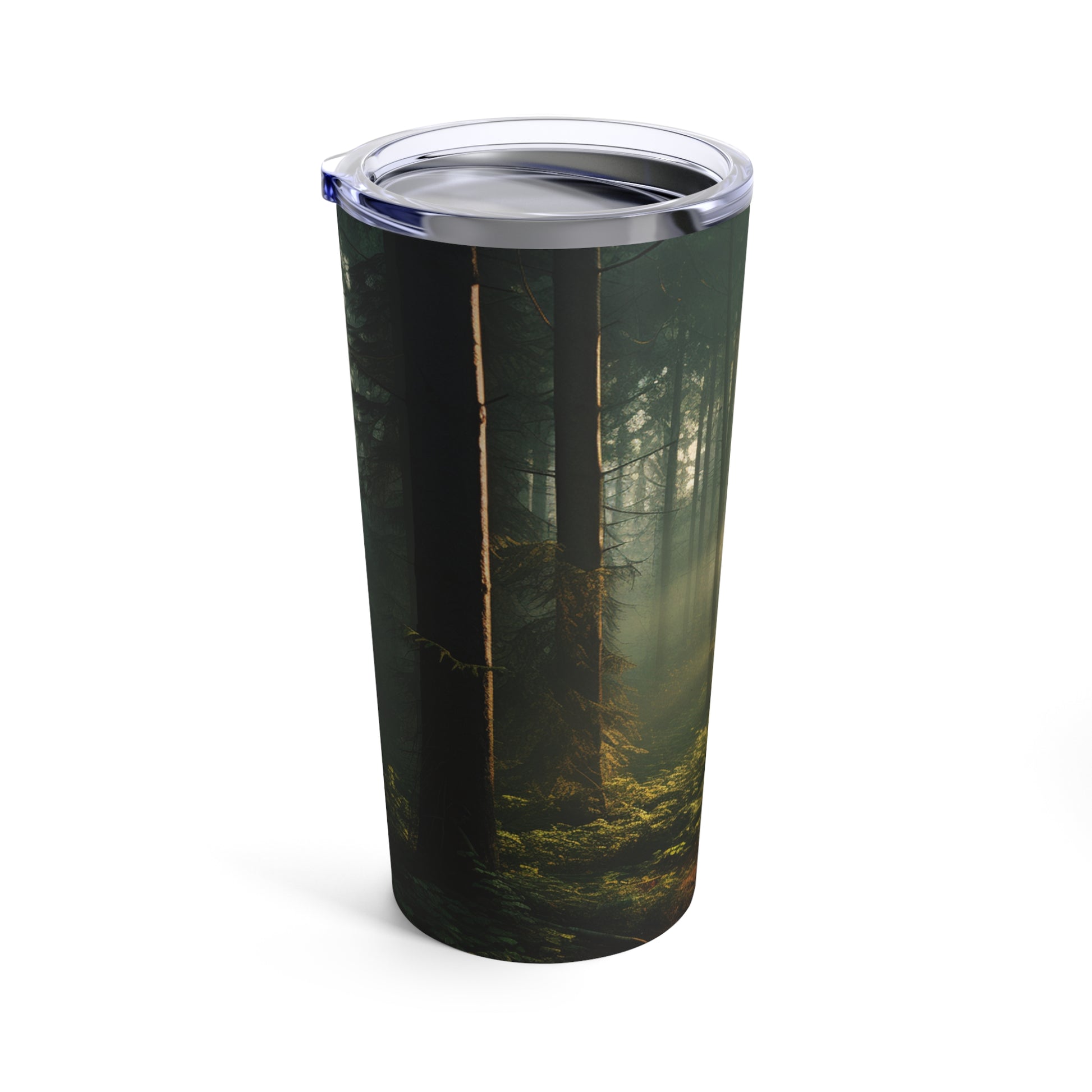 Stainless Steel 20-oz Nature Tumbler: Keep Your Drinks Hot or Cold for Hours