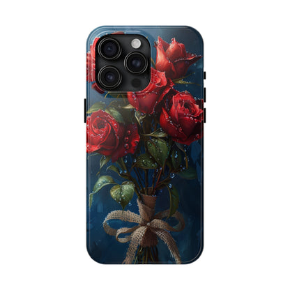 Roses Phone Case for iPhone - Lightweight, Impact Resistant, Wireless Charging Compatible