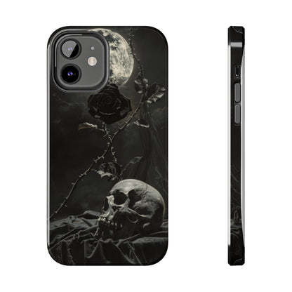 Gothic Elegance Phone Case for iPhone - Lightweight, Impact Resistant, Wireless Charging Compatible