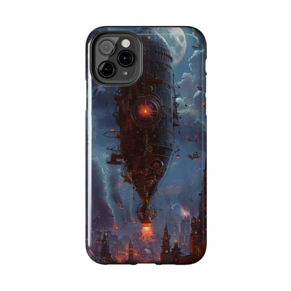 Steampunk Adventures 4 Phone Case for iPhone - Lightweight, Impact Resistant, Wireless Charging Compatible