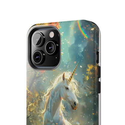 Fantasy Unicorn Phone Case for iPhone - Lightweight, Impact Resistant, Wireless Charging Compatible