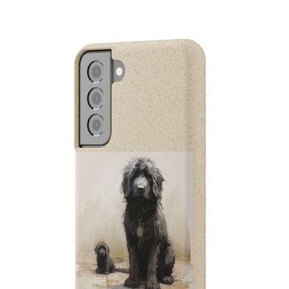 Biodegradable Custom Pet Phone Case, Dog iPhone Case, Doodle Phone Case, Newfypoo, Puppy phone case-AI phone case-AI By AJ