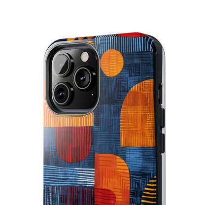 Cultural Tapestry Phone Case 3 for iPhone - Lightweight, Impact Resistant, Wireless Charging Compatible