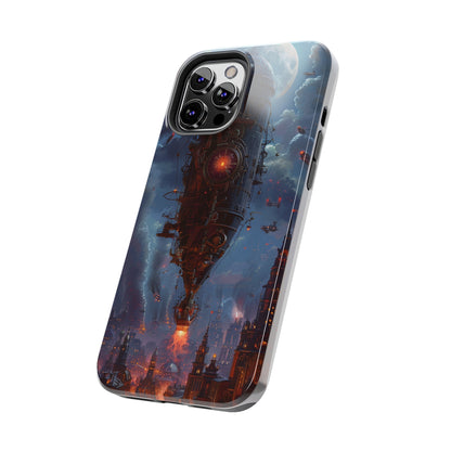 Steampunk Adventures 4 Phone Case for iPhone - Lightweight, Impact Resistant, Wireless Charging Compatible