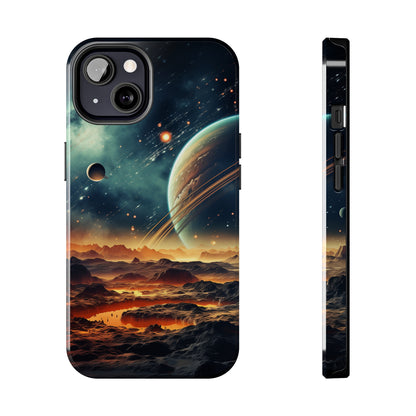 Space Phone Case for iPhone - Lightweight, Impact Resistant, Wireless Charging Compatible