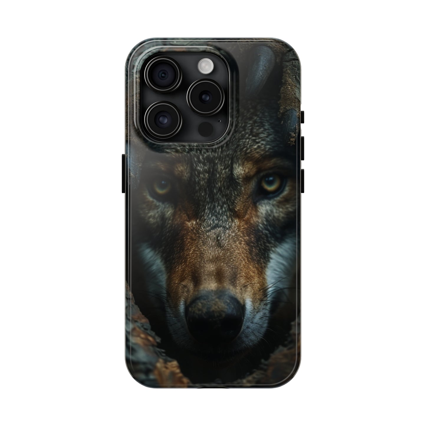 AI Wolf Phone Case for iPhone - Lightweight, Impact Resistant, Wireless Charging Compatible-AI phone case-AI By AJ