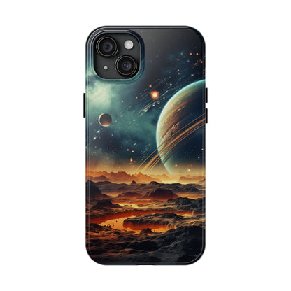 Space Phone Case for iPhone - Lightweight, Impact Resistant, Wireless Charging Compatible