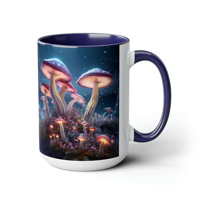 AI Art Mushroom Land Coffee Mug