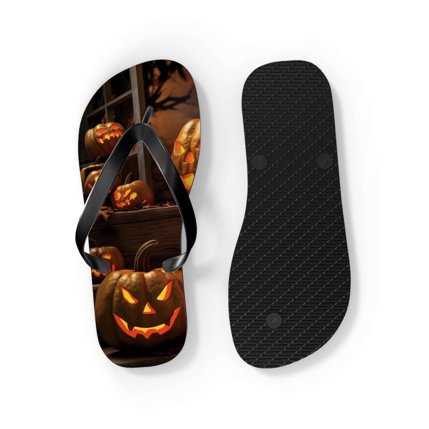 Halloween Flip Flops: The Perfect Shoes for Your Spooky Season Outfit, Great Halloween Gift, Halloween Accessory, Halloween Shoes