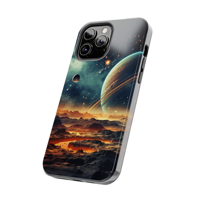 Space Phone Case for iPhone - Lightweight, Impact Resistant, Wireless Charging Compatible