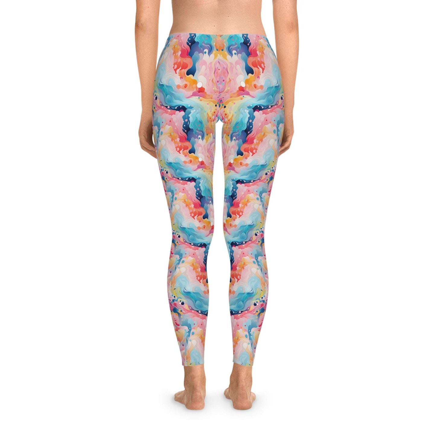 Colorful Hypnotic Leggings - Vibrant Style for Active Women