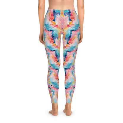 Colorful Hypnotic Leggings - Vibrant Style for Active Women