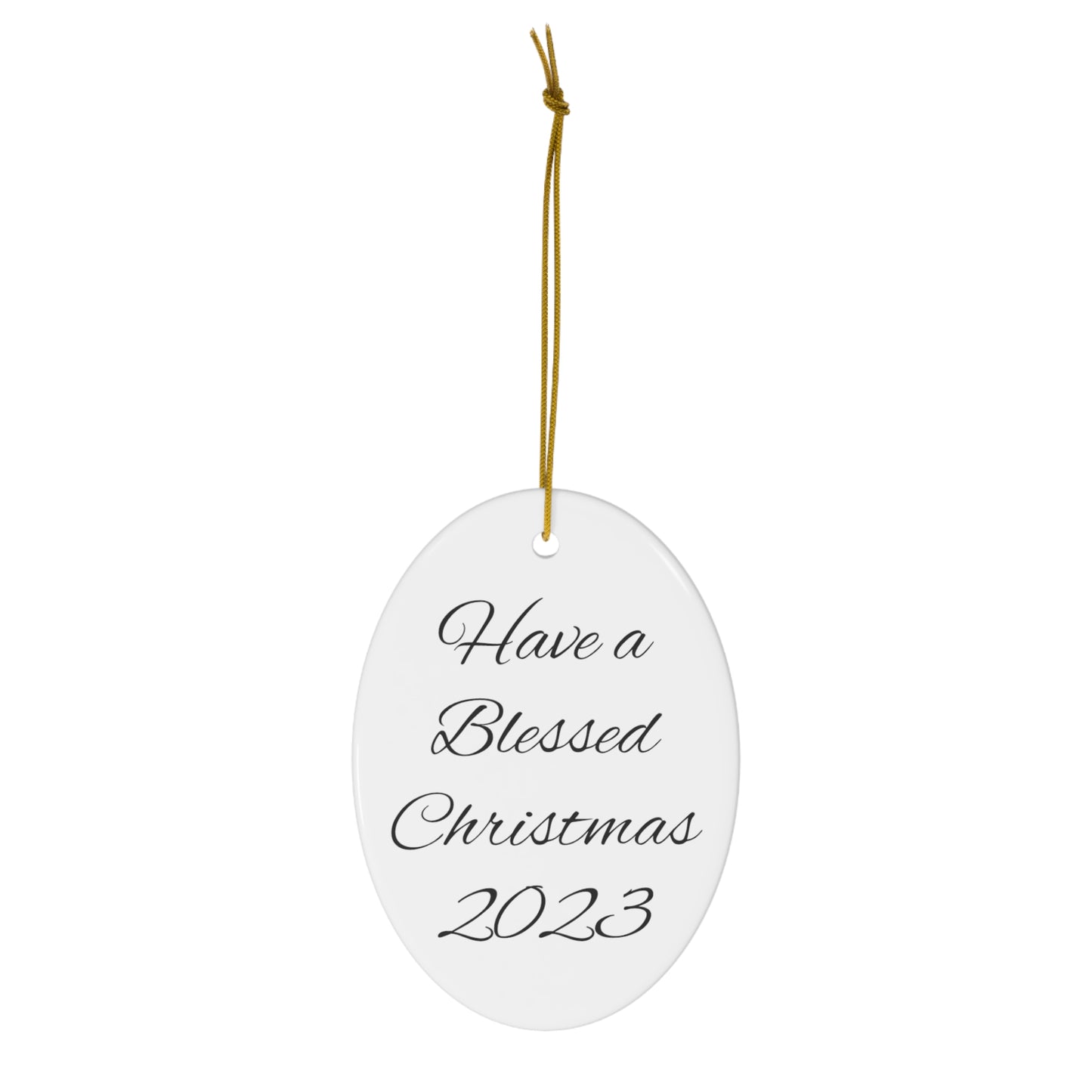 2023 Blessed Christmas Angel Ornament