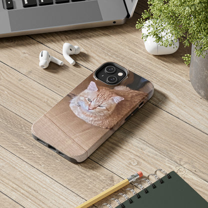 Alfred the Cat's "Couch Potato" Phone Case for iPhone - Lightweight, Impact Resistant, Wireless Charging Compatible