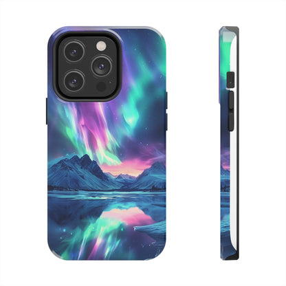 Aurora Dreams 2 Phone Case for iPhone - Lightweight, Impact Resistant, Wireless Charging Compatible