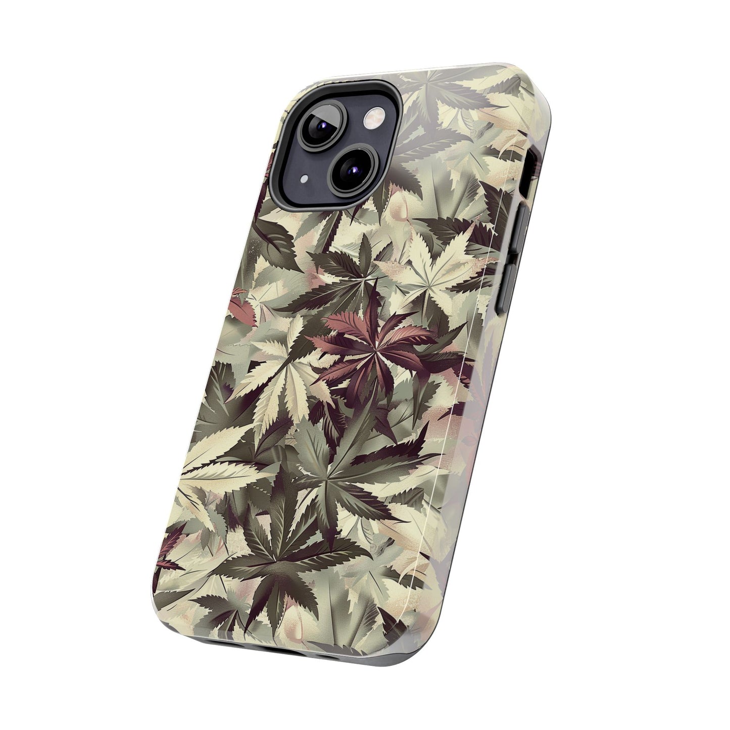 Cannabis Camo 2 Phone Case for iPhone - Lightweight, Impact Resistant, Wireless Charging Compatible