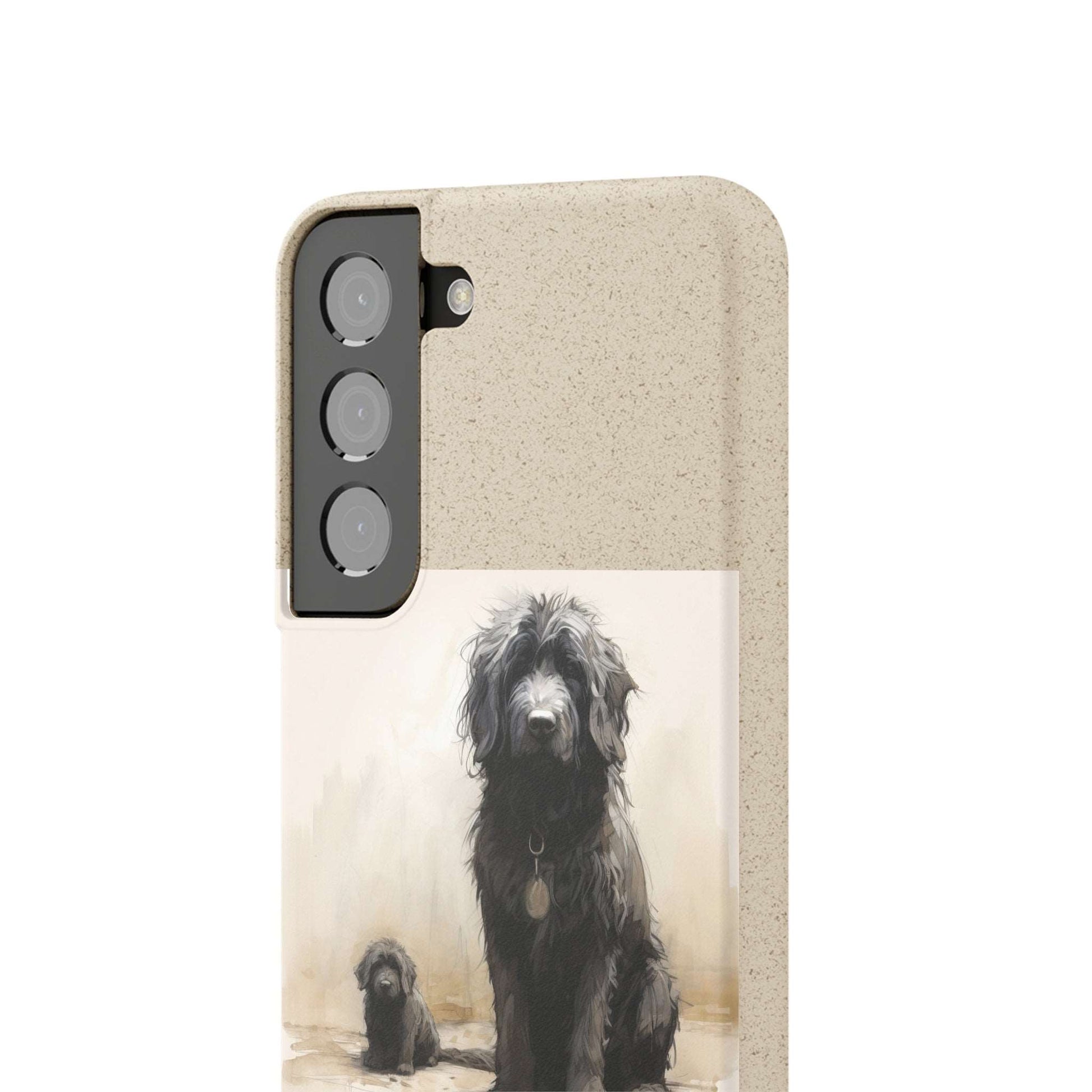 Biodegradable Custom Pet Phone Case, Dog iPhone Case, Doodle Phone Case, Newfypoo, Puppy phone case-AI phone case-AI By AJ