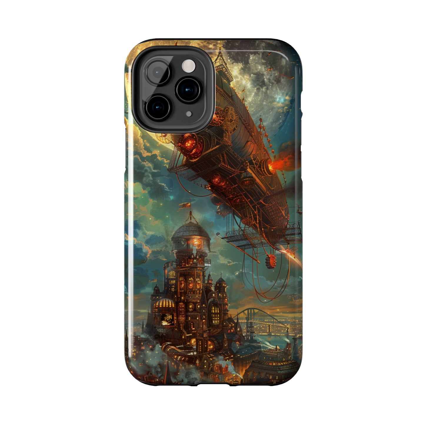 Steampunk Adventures 2 Phone Case for iPhone - Lightweight, Impact Resistant, Wireless Charging Compatible