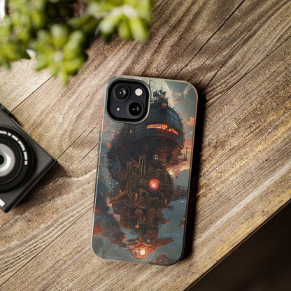 Steampunk Adventures 3 Phone Case for iPhone - Lightweight, Impact Resistant, Wireless Charging Compatible