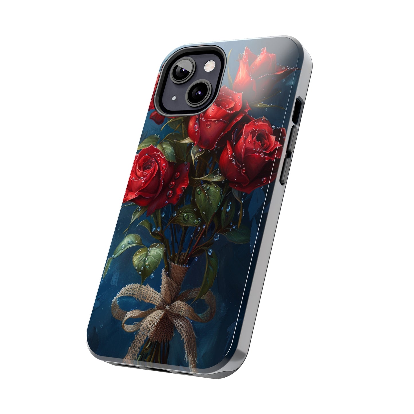 Roses Phone Case for iPhone - Lightweight, Impact Resistant, Wireless Charging Compatible