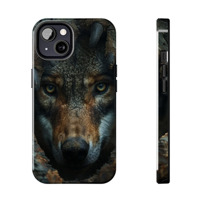 AI Wolf Phone Case for iPhone - Lightweight, Impact Resistant, Wireless Charging Compatible-AI phone case-AI By AJ