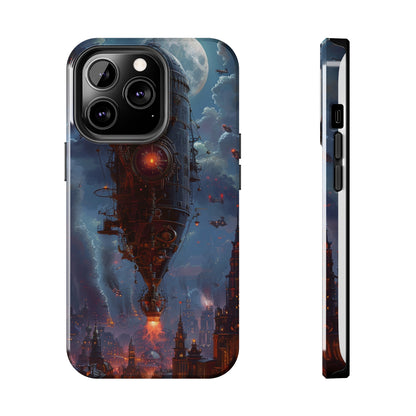 Steampunk Adventures 4 Phone Case for iPhone - Lightweight, Impact Resistant, Wireless Charging Compatible