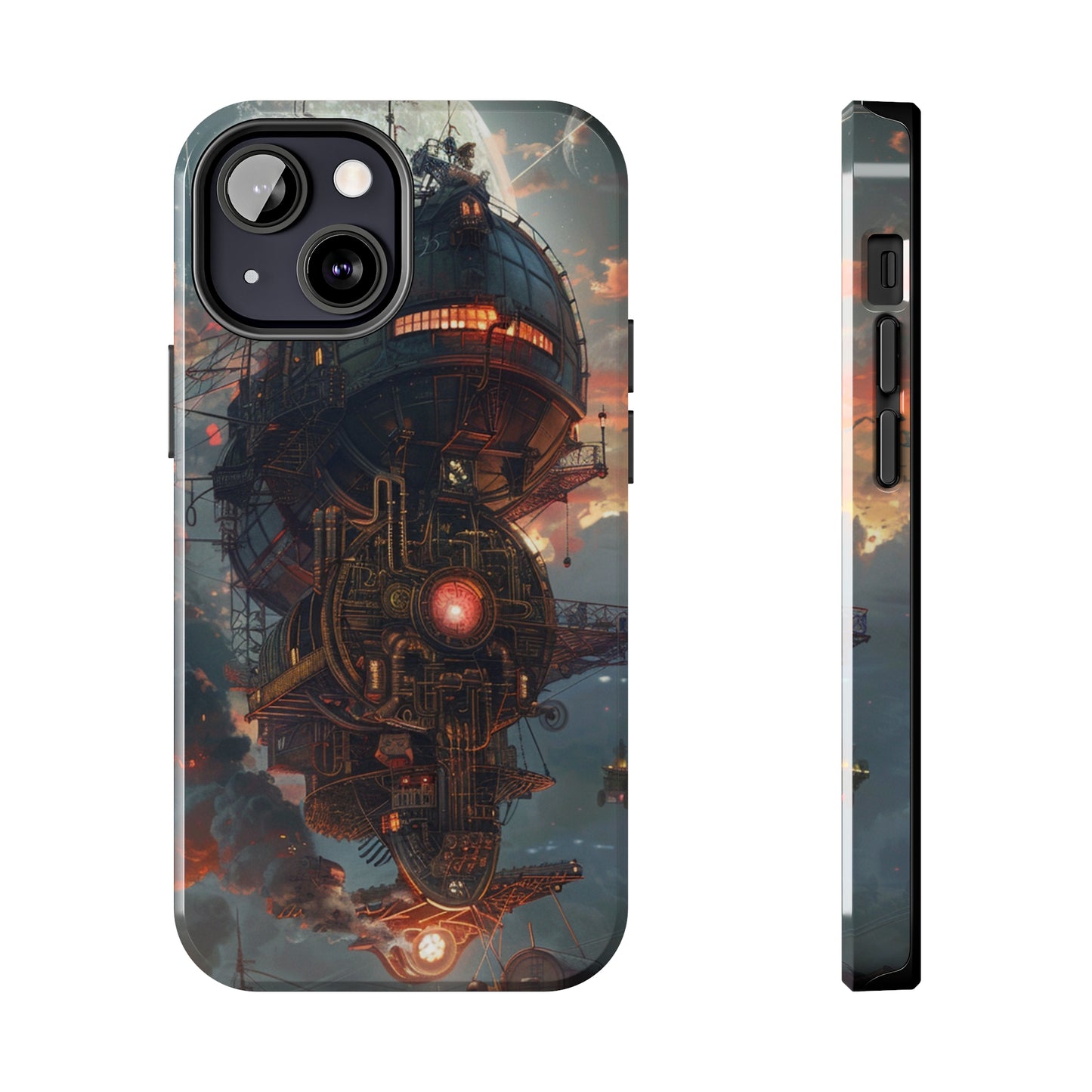 Steampunk Adventures 3 Phone Case for iPhone - Lightweight, Impact Resistant, Wireless Charging Compatible