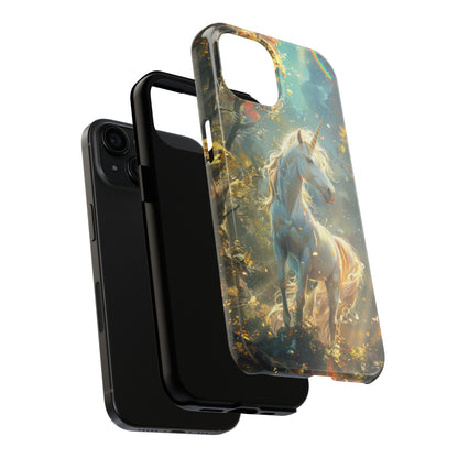 Fantasy Unicorn Phone Case for iPhone - Lightweight, Impact Resistant, Wireless Charging Compatible