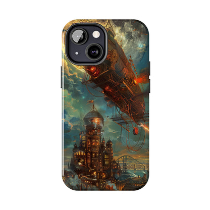 Steampunk Adventures 2 Phone Case for iPhone - Lightweight, Impact Resistant, Wireless Charging Compatible