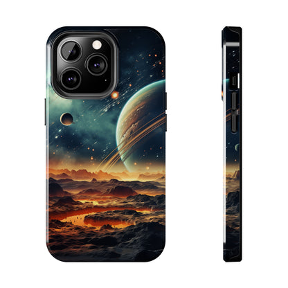 Space Phone Case for iPhone - Lightweight, Impact Resistant, Wireless Charging Compatible