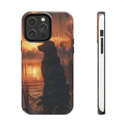 Hunting Dog Phone Case for iPhone - Lightweight, Impact Resistant, Wireless Charging Compatible