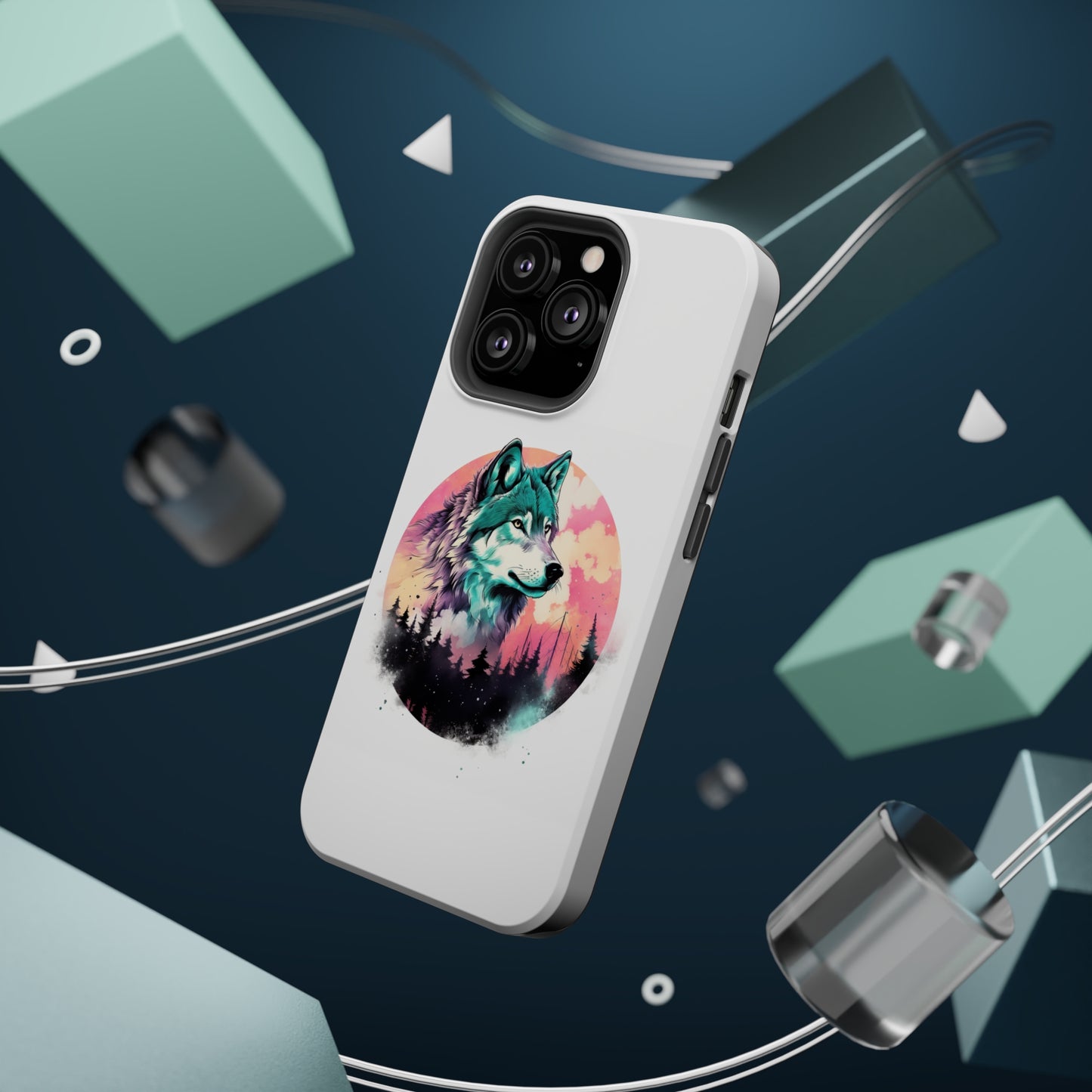 MagSafe Tough Wolf Cases-AI phone case-AI By AJ