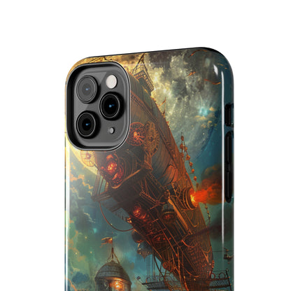 Steampunk Adventures 2 Phone Case for iPhone - Lightweight, Impact Resistant, Wireless Charging Compatible