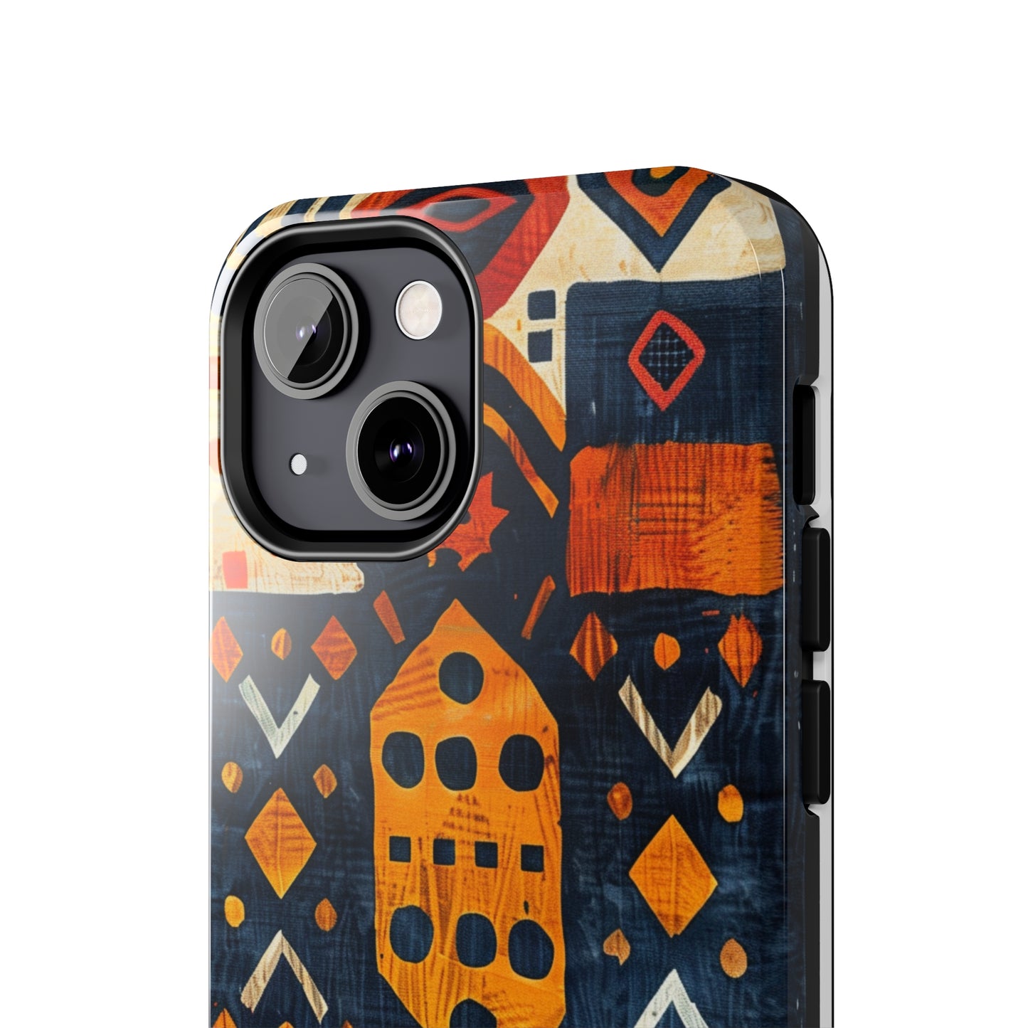 Cultural Tapestry Phone Case for iPhone - Lightweight, Impact Resistant, Wireless Charging Compatible